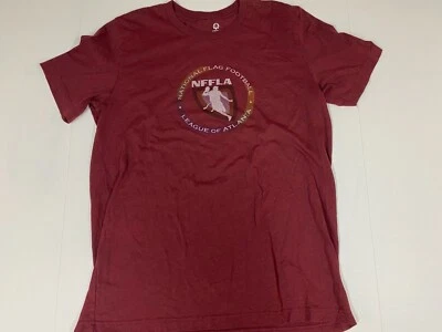 Camiseta de fútbol americano Atlanta para hombre mediana bandera roja fútbol Foto 1 de 4