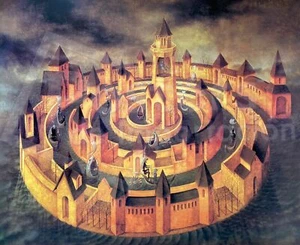 REMEDIOS VARO _ SPIRAL TRANSIT , ART PRINT 35.43 BY 27.16 INCHES - Picture 1 of 1