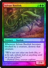 Sylvan Basilisk FOIL 10th Edition PLD Green Uncommon MAGIC MTG CARD ABUGames