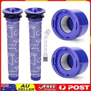 2x Pre & Post HEPA Filter For Dyson V8 V7 Animal Absolute Vacuum Replacement New - Picture 1 of 13