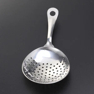  304 Stainless Metal Colander Slotted Cooking Basket Large Skimmer Spoon - Picture 1 of 11