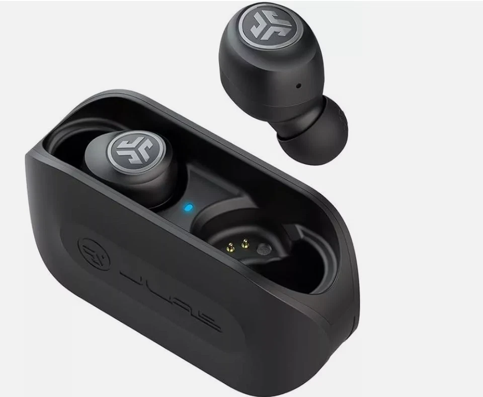 JLab Go Air True Wireless Earbuds + Charging Case Dual Connect Sweat Resistance - Image 1 of 1
