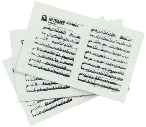 Dolls House Sheet Music Miniature 1:12 Scale Musical Notes Musicians Accessory - Picture 1 of 8