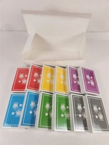 Belgien Spielkarten 12 Decks *NEU, Factory Sealed* rot gelb blau grün schwarz - Bild 1 von 14