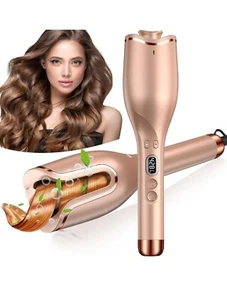 Automatic Curling Iron- 4 Temperatures & 8 Timers Hair Curler with LED Display, - Picture 1 of 7