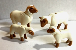 Playmobil,HAMPSHIRE SHEEP,LOT OF 4,ALL NEW - Picture 1 of 1