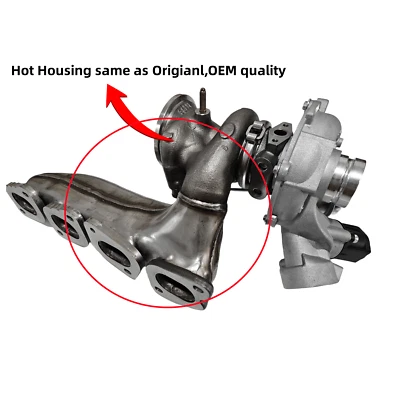 Turbocompressor Turbo C350e E300 GLC300 SLC300 A2740903280 para Mercedes-Benz C300 - Imagem 1 de 4