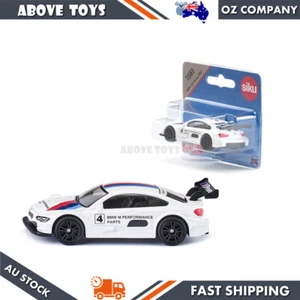 Siku BMW M4 Racing 2016 White Sport Car Diecast Model - Picture 1 of 4