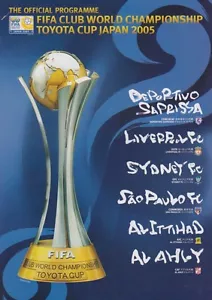 WORLD CLUB CUP 2005 TOURNAMENT PROGRAMME LIVERPOOL + OFFICIAL BAG MINT - Picture 1 of 1