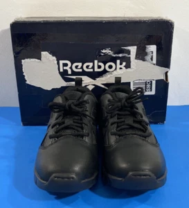 6.5 M NIB REEBOK WOMEN'S SUBLITE CUSHION TACTICAL OXFORD SHOES BLACK RB815 - Picture 1 of 7