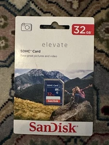 SanDisk Standard 32 GB SD Class 4 SDHC Memory Card - SDSDB-032G-B35 (1) - Picture 1 of 2