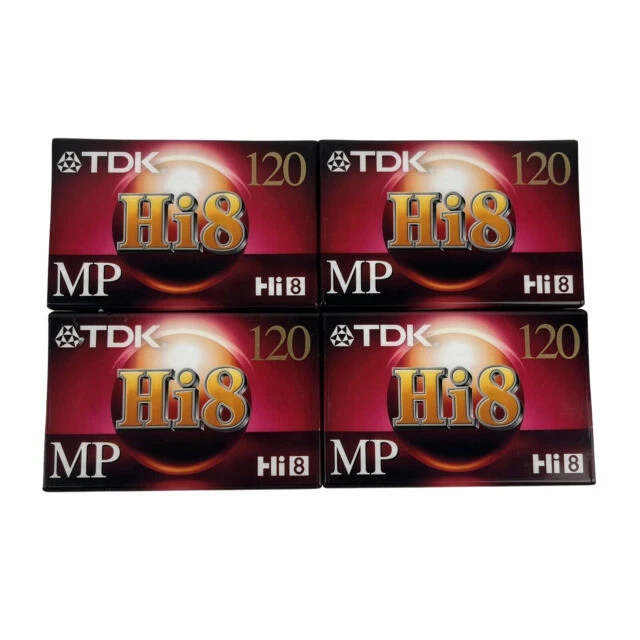 TDK Premium Hi8 Cassette - 4 Pack