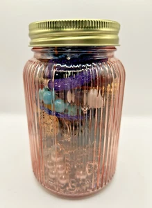 Mystery gemischte Modeschmuck Dose Vase Vintage bis jetzt sauber und tragbar - Bild 1 von 4