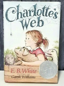 Vintage Charlotte's Web Hardcover E.B White 1980 Children"s Book - Imagen 1 de 9
