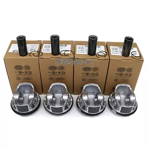 4X genuine piston and ring set 82.5mm Φ23mm VW Golf Passat AUDI A4 A5 TT 1.8 TFS - Picture 1 of 5