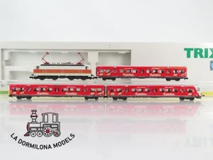MG496 Escala N MINITRIX 11443 Set BR 143 S-Bahnzug Knorr Spaghetteria der DB - - Imagen 1 de 17