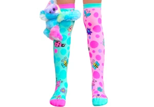 MADMIA Hug Me Koala Colourful Socks with Detachable Koala OSFM 6-99yo BNWT - Picture 1 of 6