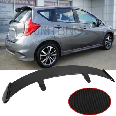 52" Rear Trunk Window Spoiler Wing Lip Carbon For 2014-2019 Nissan Versa Note - Image 1 of 4