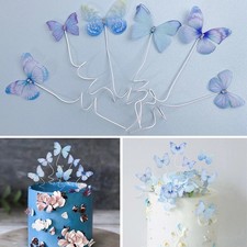 5 pz topper per torta a farfalla buon compleanno festa cupcake decorazione torta