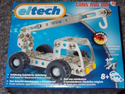 Eitech Crane Construction Basic Building Set Metal Toy C69 - Image 1 of 4