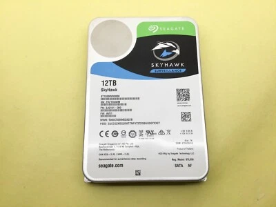 Seagate SkyHawk 12TB 7.2K SATA 6Gb/s 3.5in Surveillance HDD ST12000VX0008 - Image 1 of 3