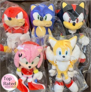 Sonic the Hedgehog Shadow Knuckles Tails Amy Plush Doll SANEI 2024 SEGA Japan - Picture 1 of 18
