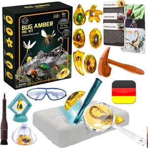 Set Scavo Ambra per Bambini da 6 7 8 9 10-12 Anni Insetto Artificiale... - Foto 1 di 13