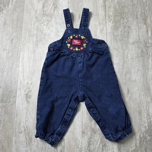 Salopette vintage bambino Bgosh gilet frutta floreale taglia 18 mesi - Foto 1 di 8