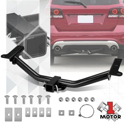 Kit receptor engate reboque traseiro redondo 4000 lb 2" preto para 09-20 Dodge Journey - Imagem 1 de 4