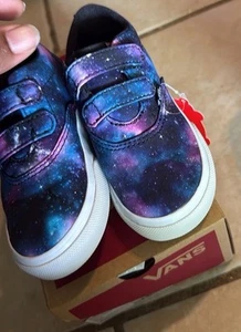 VANS Classic Slip-On Galaxy Toddler Size 5T Purple And Blue - Picture 1 of 10