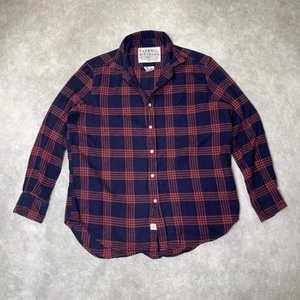 Frank & Eileen Women's XS Eileen Style Flannel Shirt Red Blue Plaid - Picture 1 of 7