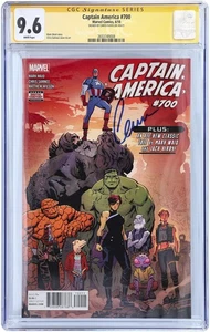Cómic firmado por Chris Evans Capitán América #700 Capitán América - CGC 9,6 - Imagen 1 de 1