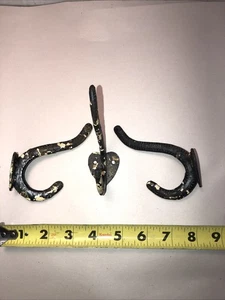 Antiker herzförmiger Wand Kleiderhaken Hut Handtuchbehang primitiv Land 3 Stück - Bild 1 von 5