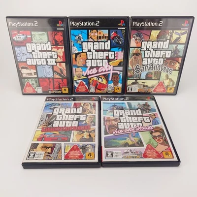PlayStation Grand Theft Auto 3 Vice City San Andreas Liberty City PS2 Japan - Image 1 of 4