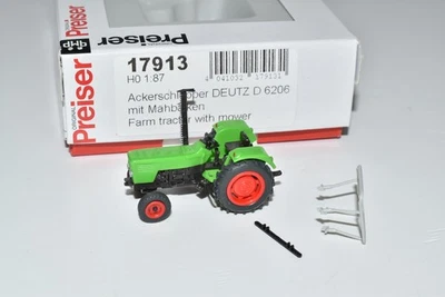Preiser H0 17913 Traktor Deutz D6206 Ackerschlepper NEU in OVP - Bild 1 von 2