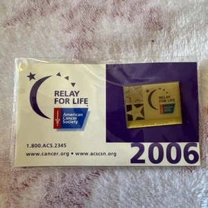 2006 Relay For Life Sharing Hope Sammler Metall Reise Anstecknadel - Bild 1 von 3