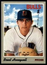 2019 Topps Heritage Minors Base #46 Brent Honeywell - Durham Bulls