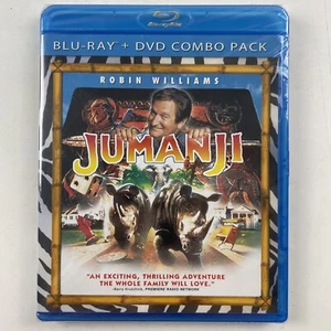 Jumanji Blu-Ray + DVD Combo Pack Region Free Robin Williams BRAND NEW - Picture 1 of 2