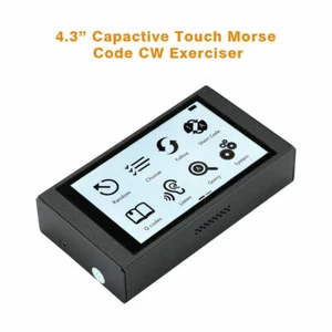 CW Trainer Decoder Morse Code Capactive Touch Screen Automatic Key Exerciser - Picture 1 of 11