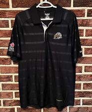 NEW Reebok HAMILTON TIGER-CATS Official CFL Sideline SHIRT Mens M Ti-Cats Jersey