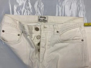 Acne Studios off weiße Jeans Gr. US33 - Bild 1 von 11