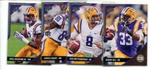 Lot of (4) 2014 Upper Deck Conference Greats LSU Tigers Assorted Lot Beckham 🏈 - Picture 1 of 1
