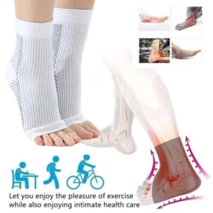 3 x Plantar Fasciitis Compression Socks Heel Foot Arch Pain Relief Support Pair - Picture 1 of 21