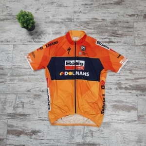 Boels Dolmans Uci Womens Team SMS Santini Orange Cycling Jersey Size XXL - Picture 1 of 7