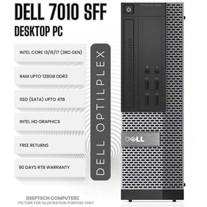 Dell OptiPlex 7010 SFF Core i7 3rd Gen 32GB RAM 1TB SSD Wi-Fi 90 Days Warranty - Picture 1 of 6