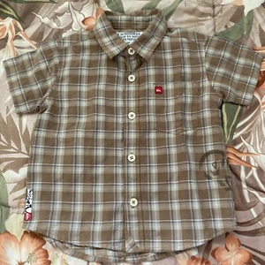 Camisa Quiksilver a Cuadros Cuello Abotonado Infantil Talla 18 Meses  - Imagen 1 de 16