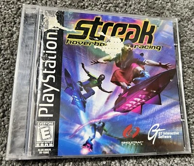 Streak Hoverboard Racing PS1 Sony Playstation Complete CIB! Tested!! w/ EX DISC! - Image 1 of 4