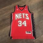 NBA Devin Harris New Jersey Nets Adidas Basketball Alternate Red NJ #34 Mens S