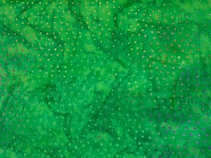 Tela de acolchado de algodón Batik metro grasa cuarto largo verde esmeralda espolvorear - Imagen 1 de 3