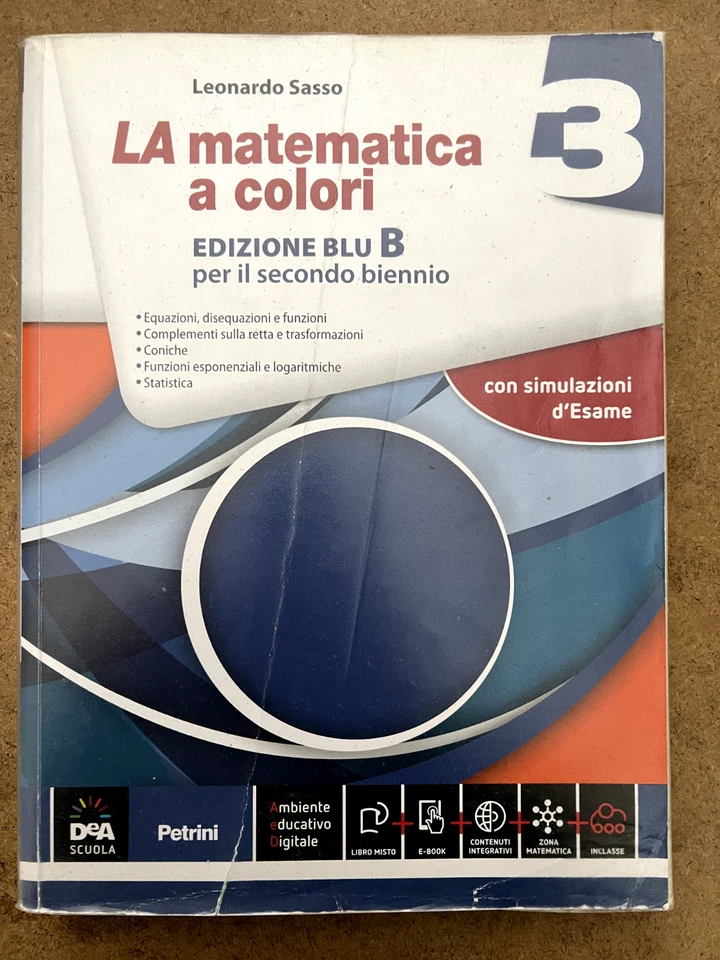 LA matematica a colori 3 - ed Blu B - DeAgostini - Immagine 1 di 1